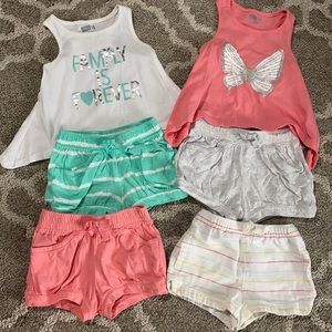 6pc. Crazy 8 Bundle. Size 6-12 Months.